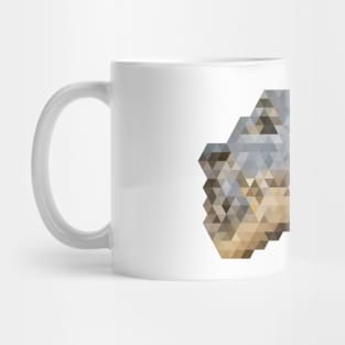 Minimalist Geometric Stylized Animals - Crocodile Mug